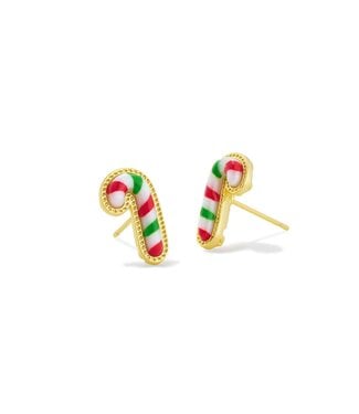 KENDRA SCOTT Candy Cane Stud Earrings