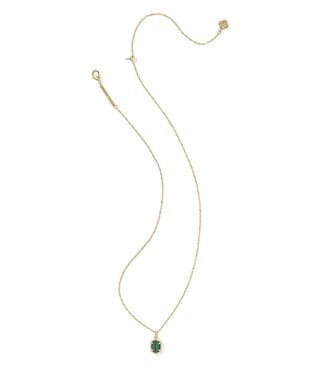 KENDRA SCOTT Daphne Crystal Frame Short Pendant Necklace