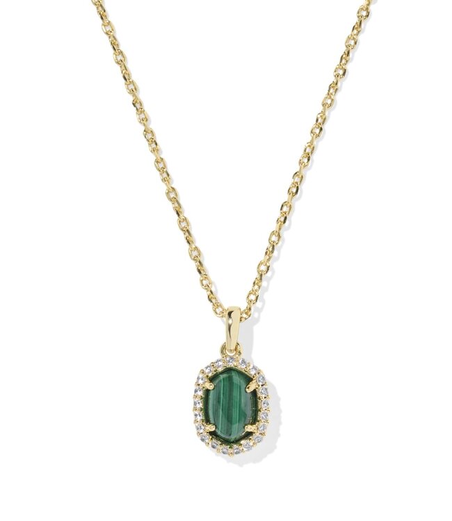 KENDRA SCOTT Daphne Crystal Frame Short Pendant Necklace