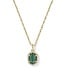 KENDRA SCOTT Daphne Crystal Frame Short Pendant Necklace