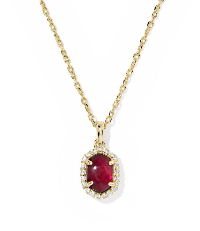 KENDRA SCOTT Daphne Crystal Frame Short Pendant Necklace