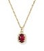 KENDRA SCOTT Daphne Crystal Frame Short Pendant Necklace
