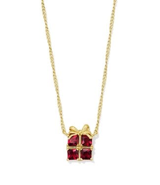 KENDRA SCOTT Present Short Pendant Necklace Gold
