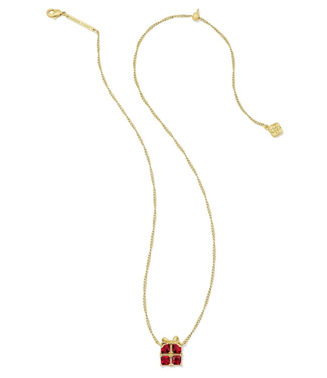 KENDRA SCOTT Present Short Pendant Necklace Gold