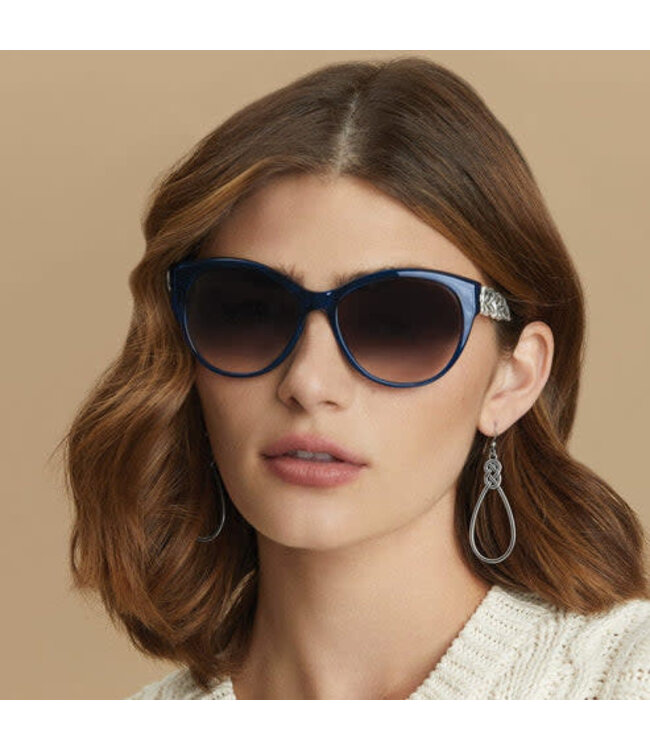 BRIGHTON Interlok Braid Blue Sunglasses