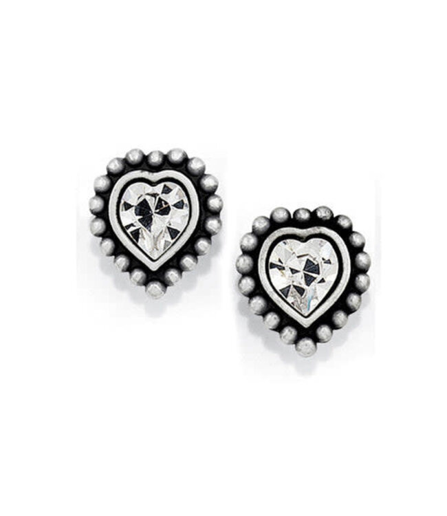 BRIGHTON Shimmer Heart Mini Post Earrings