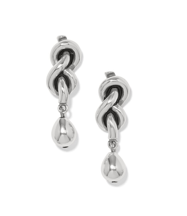 BRIGHTON Interlok Single Knot Drop Earrings