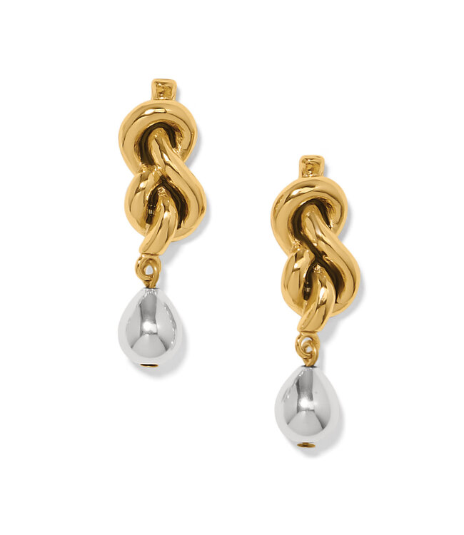 BRIGHTON Interlok Single Knot Drop Earrings