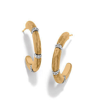 BRIGHTON Meridian Geo Open Hoop Earrings