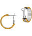 BRIGHTON Meridian Two Tone Hoop Earrings