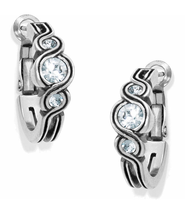 BRIGHTON Infinity Sparkle Hoop Earrings