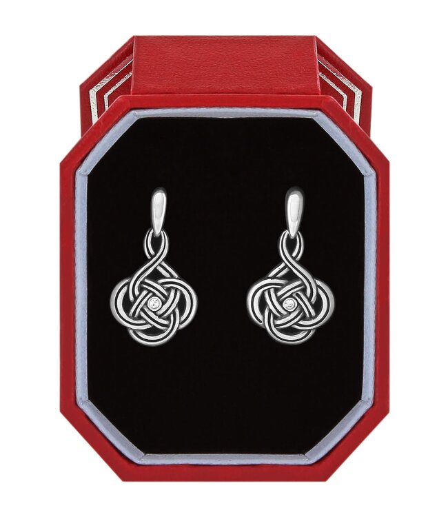 BRIGHTON Interlok Petite Post Drop Earrings Gift Box
