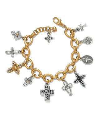 BRIGHTON Heavenly Cross Charm Bracelet