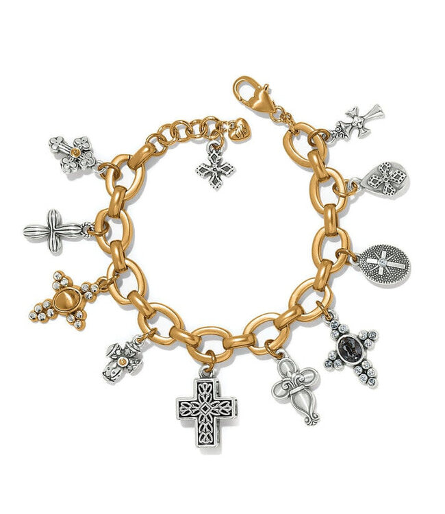 BRIGHTON Heavenly Cross Charm Bracelet