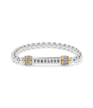 BRIGHTON Meridian Fearless Two Tone Stretch Bracelet