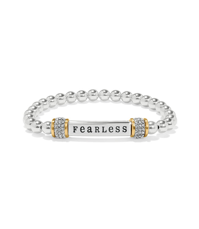 BRIGHTON Meridian Fearless Two Tone Stretch Bracelet