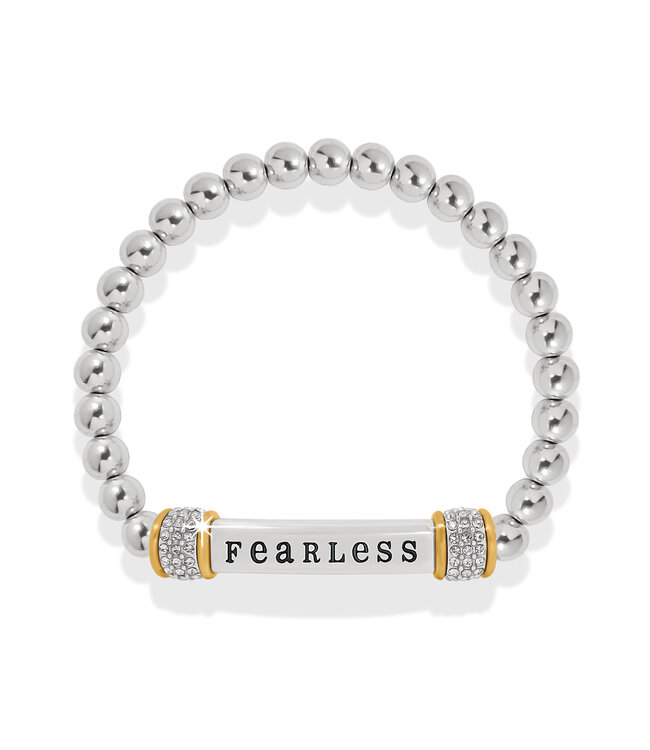 BRIGHTON Meridian Fearless Two Tone Stretch Bracelet