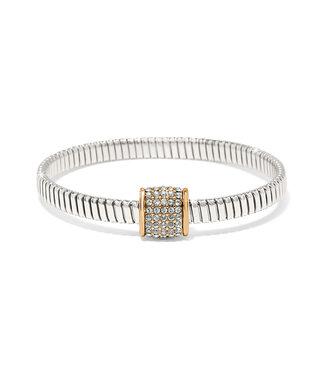 BRIGHTON Meridian Solis Spring Bracelet Silver-Gold