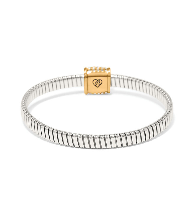 BRIGHTON Meridian Solis Spring Bracelet Silver-Gold