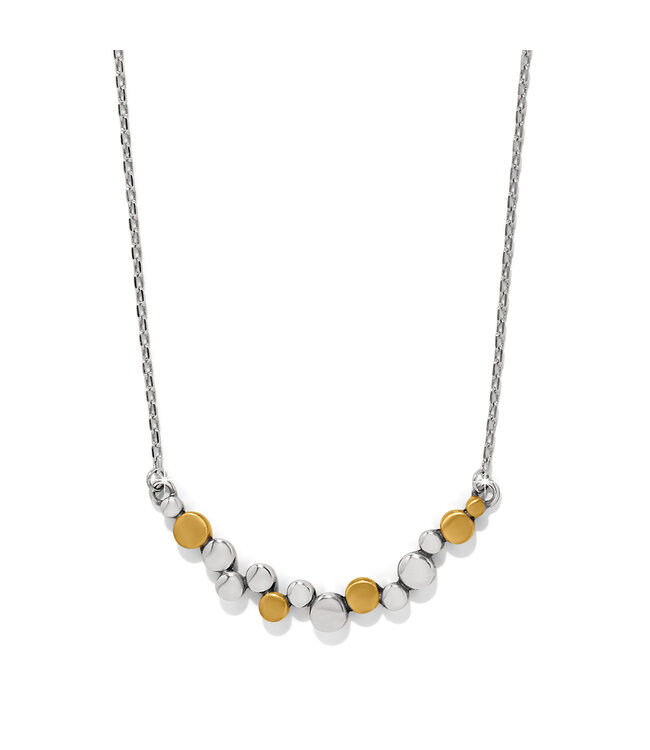 BRIGHTON Pebble Edge Crescent Bar Necklace