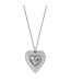 BRIGHTON Pretty Tough Gem Heart Black Necklace