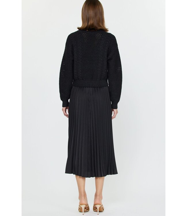 Arian Pullover Sweater & Pleated Dress Sets