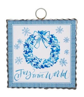 THE ROUND TOP COLLECTION Mini Beck's Blue Joy To The World
