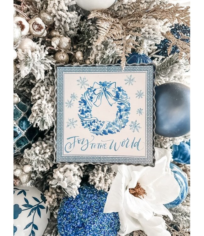 THE ROUND TOP COLLECTION Mini Beck's Blue Joy To The World