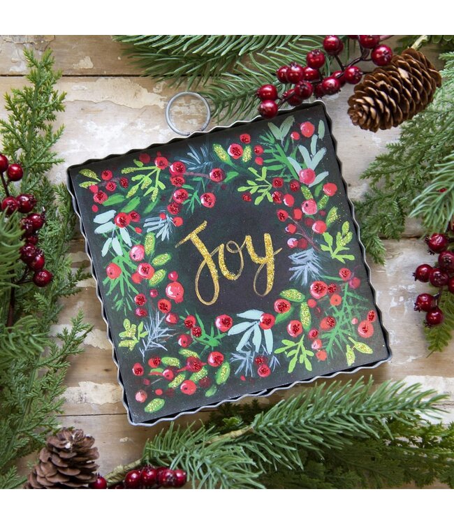 THE ROUND TOP COLLECTION Mini Hamilton "Joy" Wreath