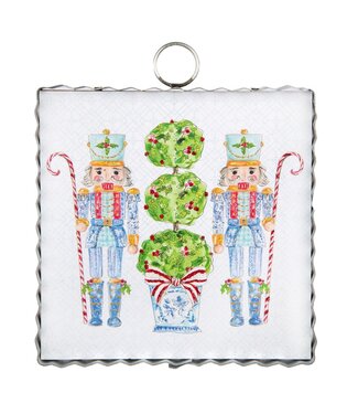 THE ROUND TOP COLLECTION Mini Beck's Blue Nutcrackers