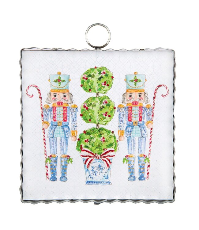 THE ROUND TOP COLLECTION Mini Beck's Blue Nutcrackers