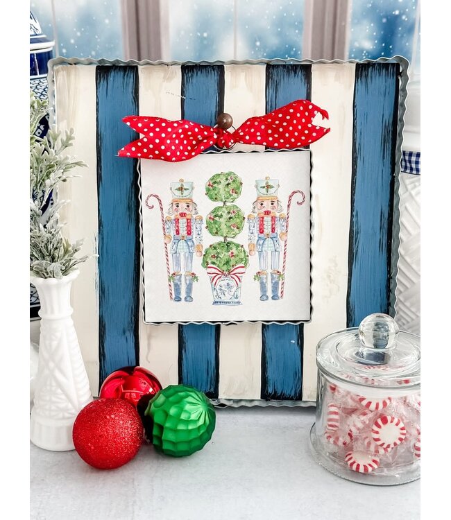 THE ROUND TOP COLLECTION Mini Beck's Blue Nutcrackers