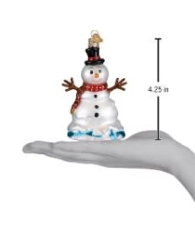 OLD WORLD CHRISTMAS Mr. Melting Snowman Ornament