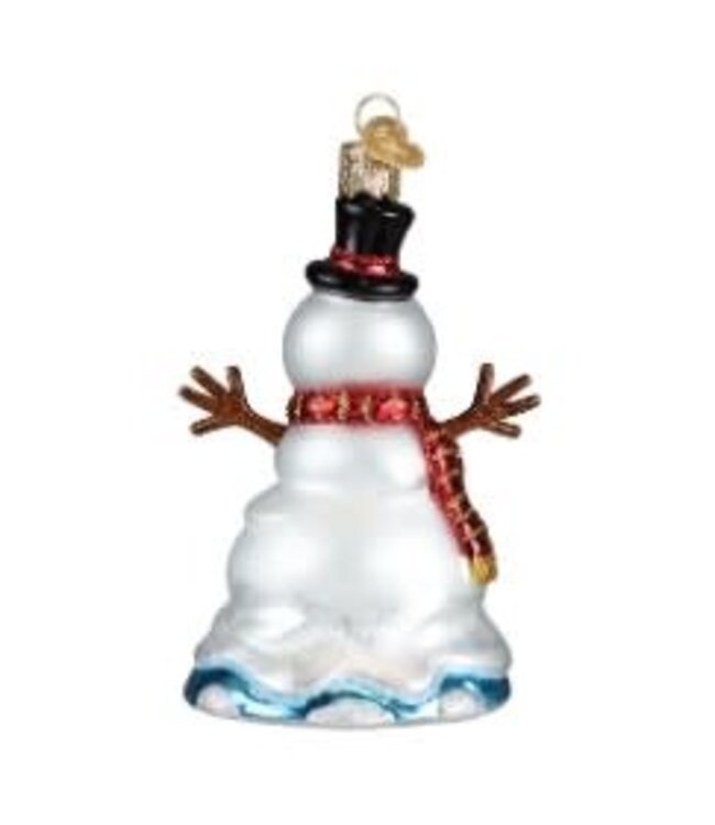 OLD WORLD CHRISTMAS Mr. Melting Snowman Ornament