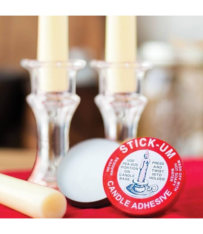 Fox Run Stick-Um Candle Adhesive, 0.5-Ounce