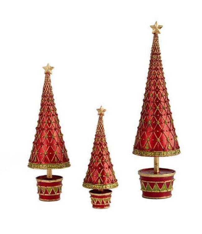 Fleur De Lis Tree with Drum Base