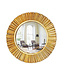 Gold Leaf Convex Wall Mirror