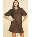 Grace Pu Leather Tunic Dress