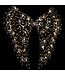 27" Glittered Rhinestone Angel Wing - Clear Gold