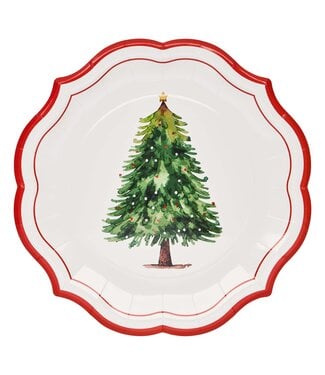 Merry and Bright Paper Dinner Plate