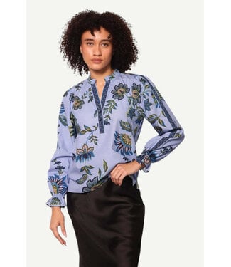 Ashley Ruffle Neck Top