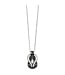 BRIGHTON Interlok Harmony Black Necklace