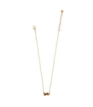 BRIGHTON Interlok Single Knot Petite Necklace