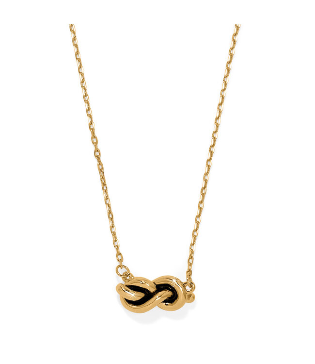 BRIGHTON Interlok Single Knot Petite Necklace