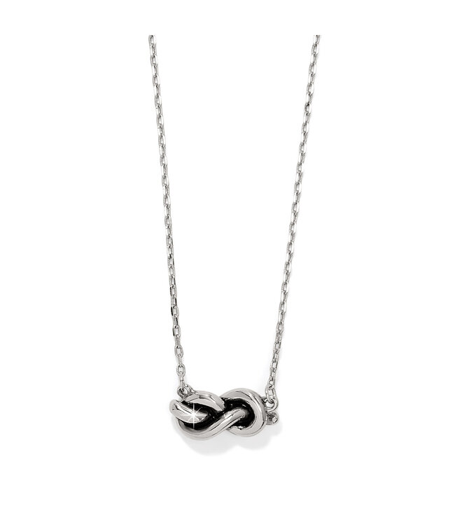 BRIGHTON Interlok Single Knot Petite Necklace