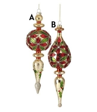 Elegant Finial Ornament - Sold Individually