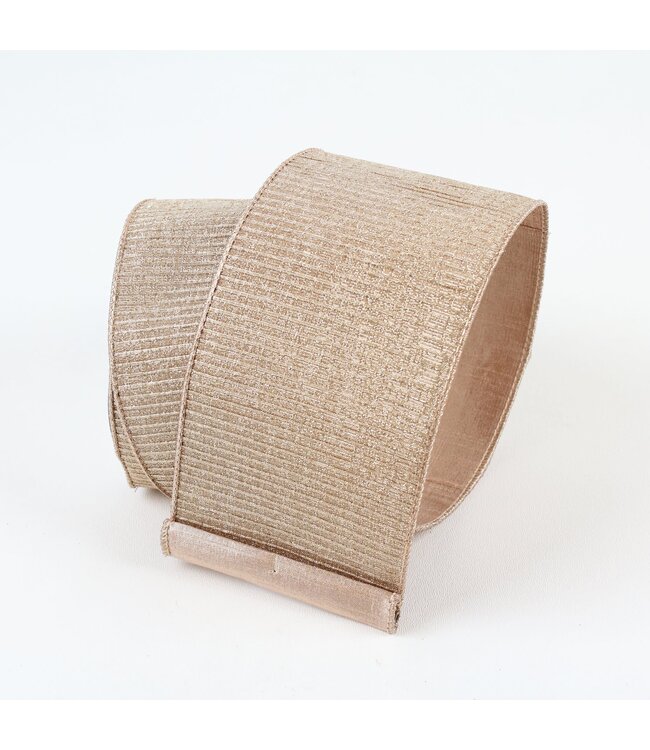 Pleated Metallic Ribbon