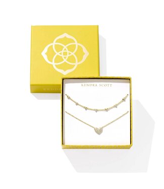 KENDRA SCOTT Ari & Haven Heart Necklace Gift Set