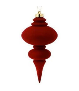 10" Vacuum Plate Frosted Finial