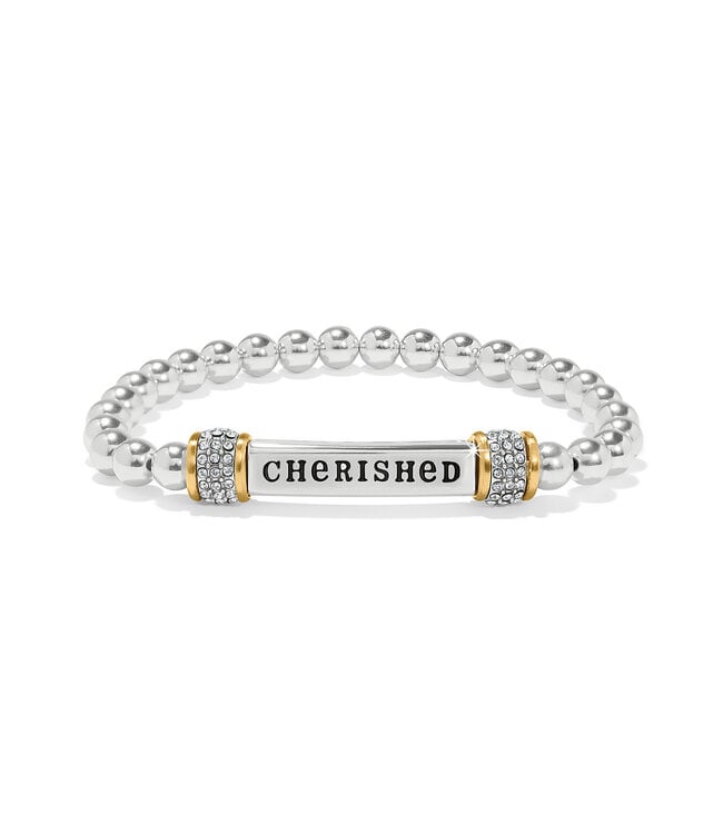 BRIGHTON Meridian Cherished Two Tone Stretch Bracelet